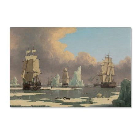 Trademark Fine Art John Ward 'The Northern Whale Fishery' Canvas Art, 22x32 BL01444-C2232GG
